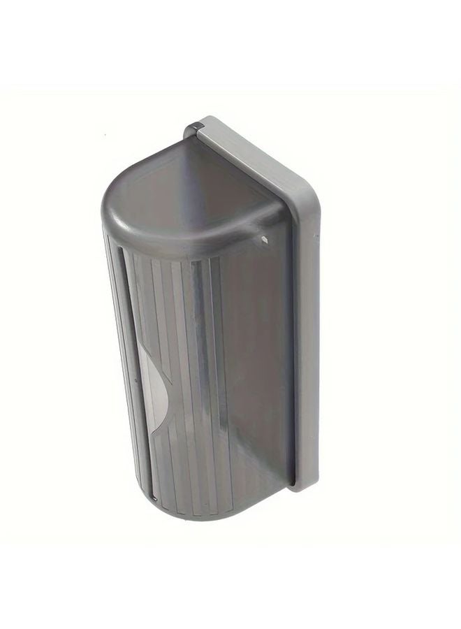 Black Transparent No Drill Trash Bag Storage Box For Paper Rolls Kitchen Organizer - Image 4